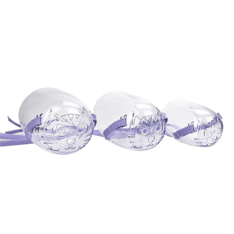 Transparent Anti Bite Cat Muzzle For Grooming Bathing Nail Trimming And Vet Care 4