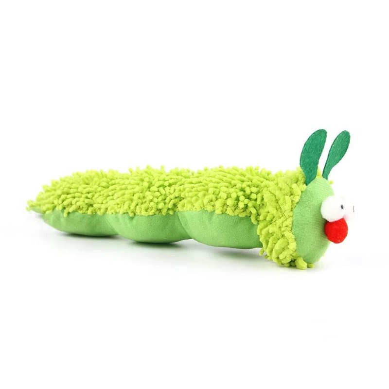 Caterpillar Catnip Silvervine Chew Toy For Dental Cleaning And Interactive Kitten Play 6