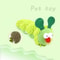 Caterpillar Catnip Silvervine Chew Toy For Dental Cleaning And Interactive Kitten Play 8