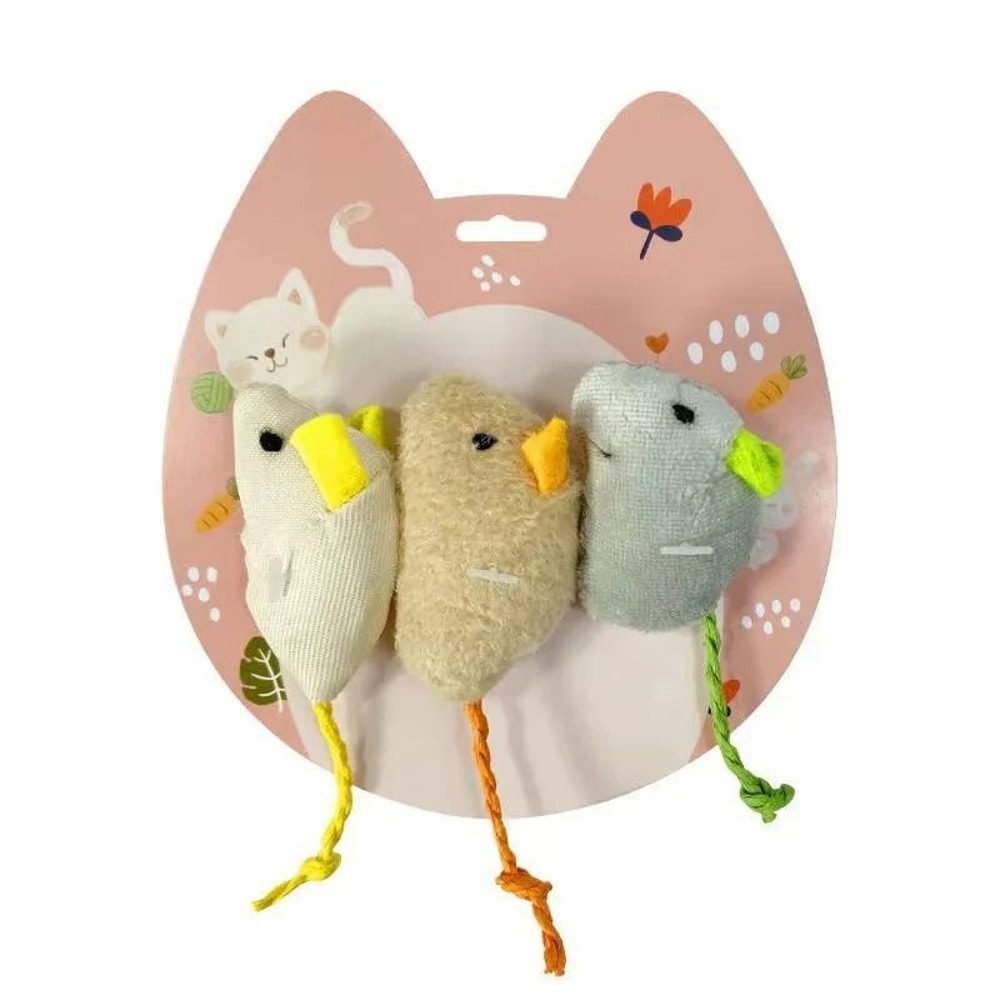 Plush Simulation Mouse Cat Toys For Biting Chasing Scratching And Kitten Play 6