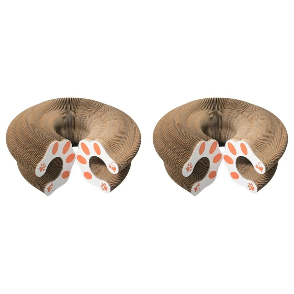Foldable Magic Organ Cat Scratching Board With Ball Track For Claw Grinding Play 3