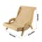Wooden Sisal Cat Lounge Chair Scratcher For Resting Playing And Claw Care 1
