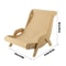 Wooden Sisal Cat Lounge Chair Scratcher For Resting Playing And Claw Care 2