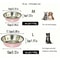 Stainless Steel Non Slip Pet Bowl For Cat Dog Food And Water Feeding 5