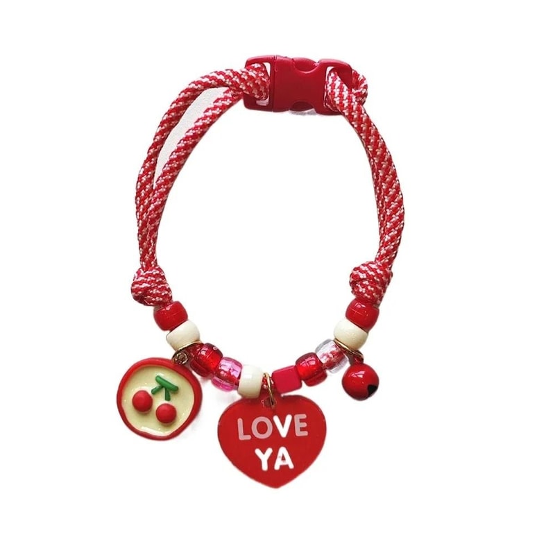 Colorful Adjustable Pet Bell Necklace For Cats And Puppies 1