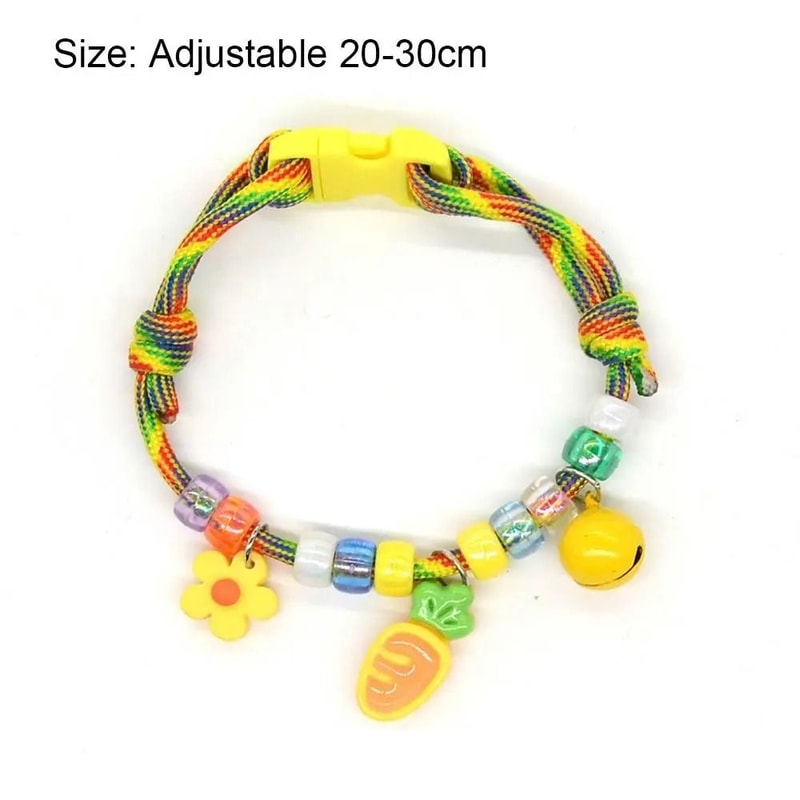 Colorful Adjustable Pet Bell Necklace For Cats And Puppies 10