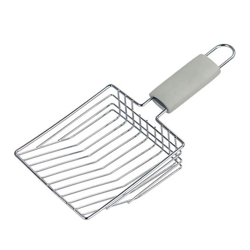 Durable Metal Cat Litter Scoop With Aluminum Handle 4