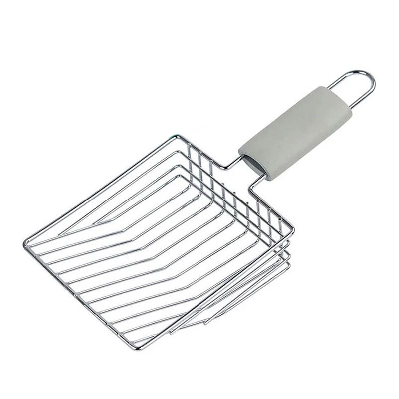 Durable Metal Cat Litter Scoop With Aluminum Handle 4