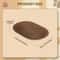 Oval Corrugated Cat Scratcher Bed For Indoor Cats 1