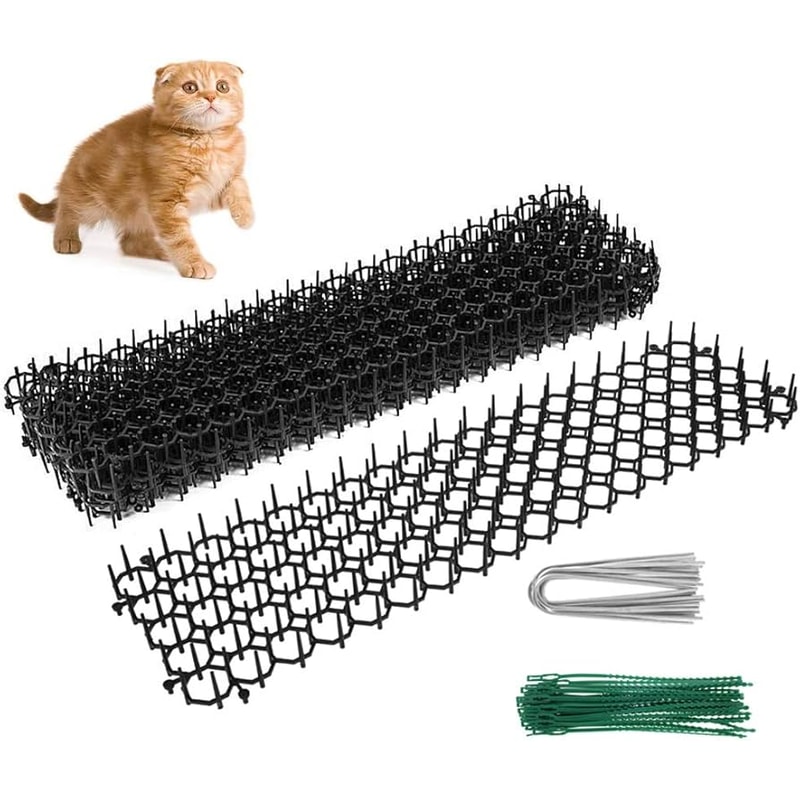 Garden Cat Scat Mat Plastic Prickle Strip For Digging And Pest Deterrent 4