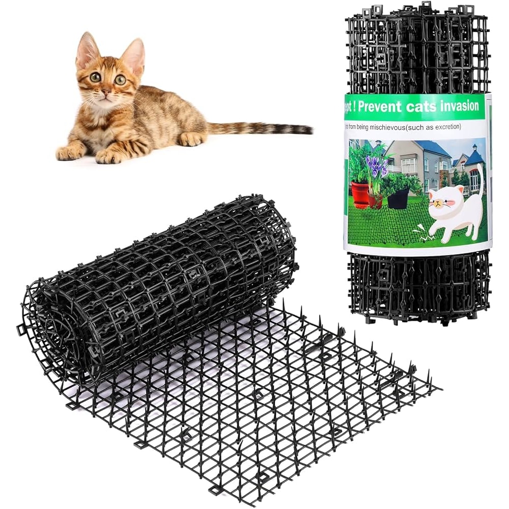 Garden Cat Scat Mat Plastic Prickle Strip For Digging And Pest Deterrent 6
