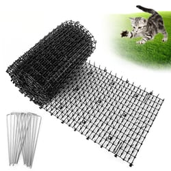 garden cat scat mat plastic prickle strip for digging and pest deterrent
