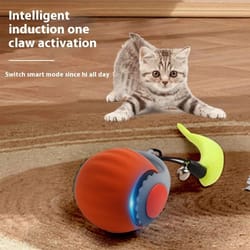 smart rolling electric cat ball toy for interactive indoor boredom relief play