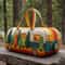 Large Quilted Duffle Bag With Adjustable Strap For Short Travel And Daily Carry 1