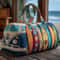 Large Quilted Duffle Bag With Adjustable Strap For Short Travel And Daily Carry 2