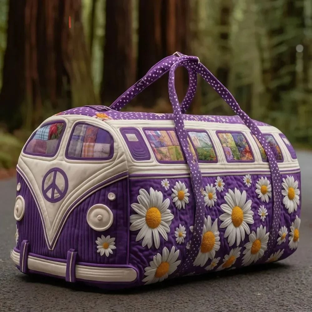 Large Quilted Duffle Bag With Adjustable Strap For Short Travel And Daily Carry 14
