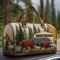 Large Quilted Duffle Bag With Adjustable Strap For Short Travel And Daily Carry 17