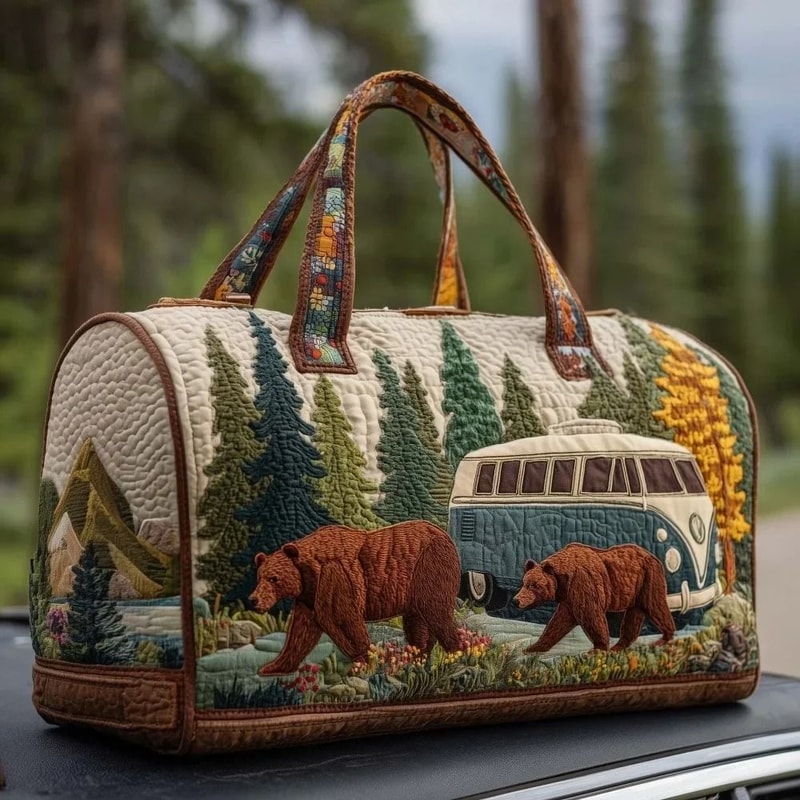 Large Quilted Duffle Bag With Adjustable Strap For Short Travel And Daily Carry 17