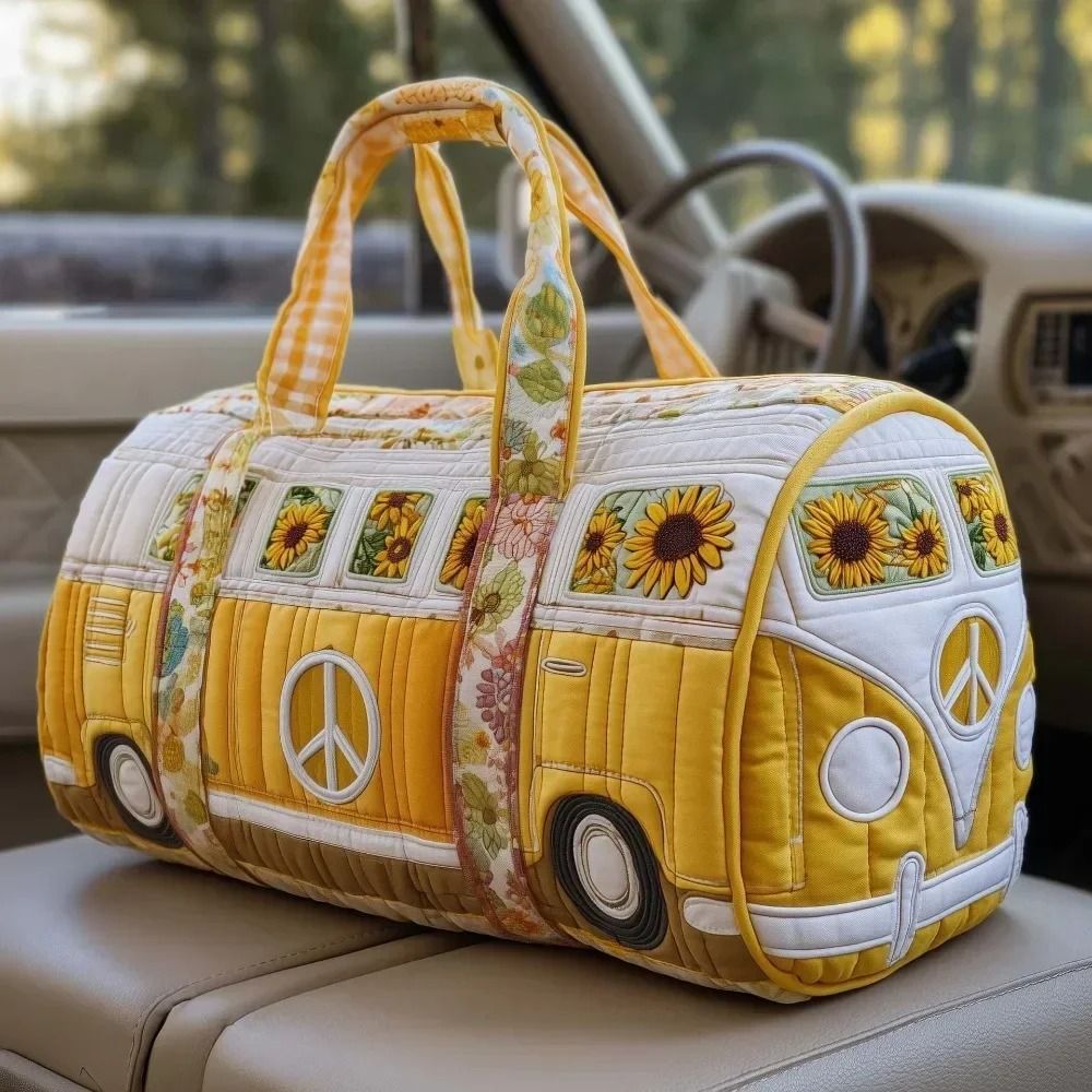 Large Quilted Duffle Bag With Adjustable Strap For Short Travel And Daily Carry 20