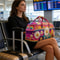 Large Quilted Duffle Bag With Adjustable Strap For Short Travel And Daily Carry 24