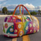 Large Quilted Duffle Bag With Adjustable Strap For Short Travel And Daily Carry 25