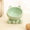 Raised Ceramic Cat Bowl With Tilted High Feet For Comfortable Feeding 5