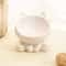 Raised Ceramic Cat Bowl With Tilted High Feet For Comfortable Feeding 2