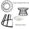 Raised Ceramic Pet Bowl With Metal Rack For Comfortable Cat Dog Feeding 4