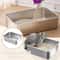 Large 304 Stainless Steel Cat Litter Box With High Sided Metal Tray 3