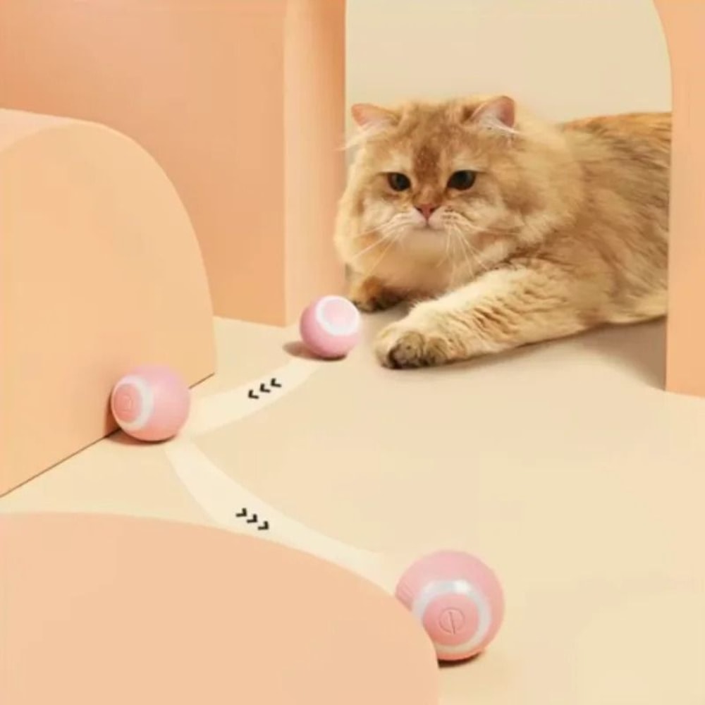 Smart Rolling Cat Ball Interactive Toy For Indoor Cats 3