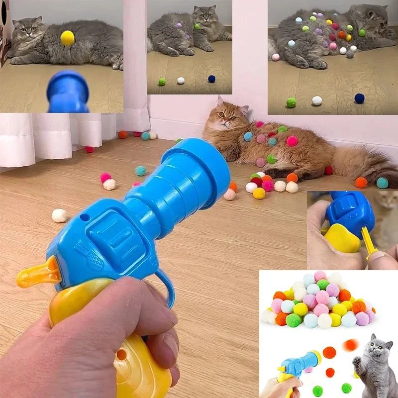 PlayPop Interactive Cat Ball Launcher Toy 4