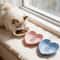 Non Slip Shallow Cat Bowls Set For Kittens Ferrets And Small Pets 5