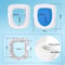 Reusable Cat Toilet Training Kit With Removable Sand Tray For Cleaner Pet Habits 7