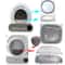 Automatic Cat Litter Box Waste Bin Door And Garbage Bag Replacement Accessories 0