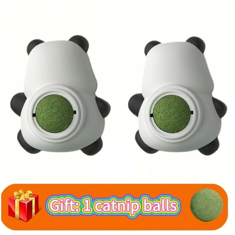 Natural Catnip Wall Ball Toy For Licking Biting Teeth Cleaning And Play 3