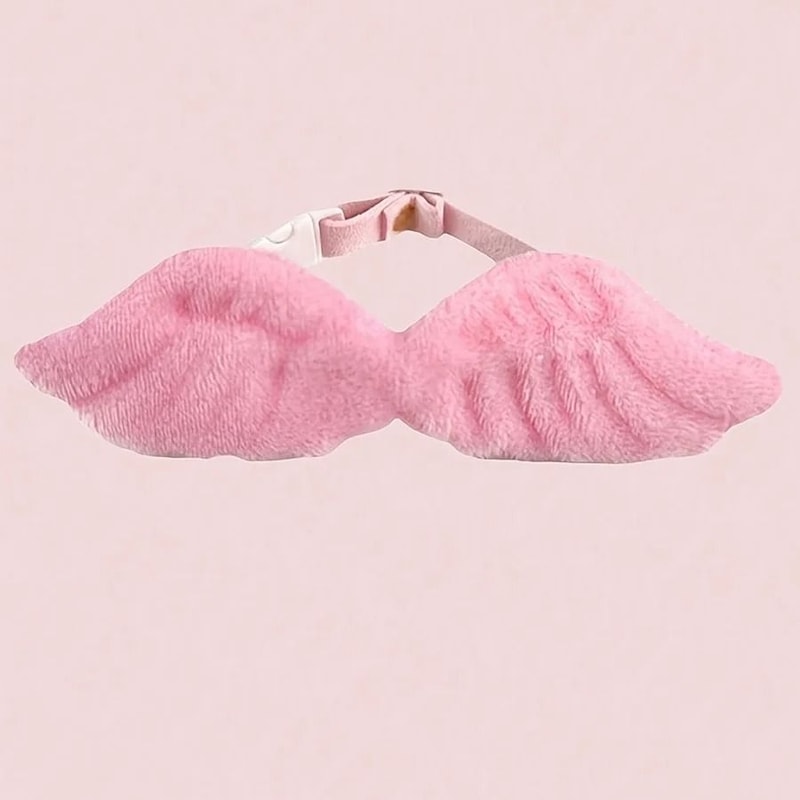 Pet Wing Costume Collar With Bow Tie For Holiday Photos And Cute Dress Up 5