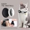 Glow Cat Collar With AirTag Holder Bell QR Tag And Silicone Tracker Case 0
