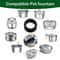 Cat Fountain Foam Filters For SMA 800 Water Pump Replacement Sponges Four Pack 6