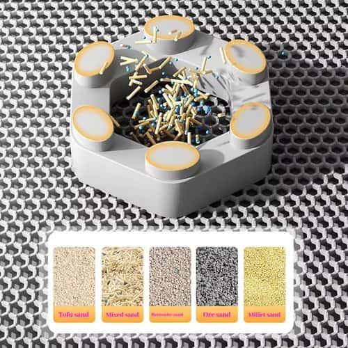 Waterproof Double Layer Cat Litter Mat for Cleaner Floors and Easy Cleanup