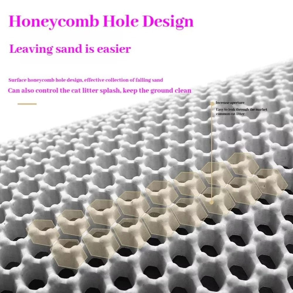 Waterproof Double Layer Cat Litter Mat For Cleaner Floors And Easy Cleanup 7