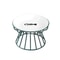 Raised Ceramic Cat Bowl With Iron Rack For Easy Feeding And Cleaner Meals 3