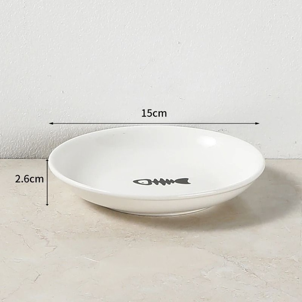 Raised Ceramic Cat Bowl With Iron Rack For Easy Feeding And Cleaner Meals 6