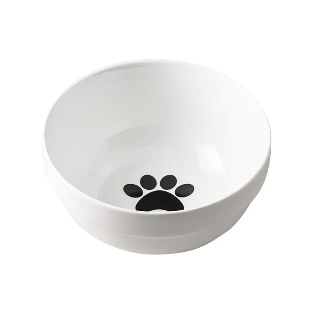 Raised Ceramic Pet Bowl With Stand For Cat Puppy Food And Water Feeding 1