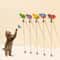 Retractable Butterfly Cat Teaser Wand For Interactive Chasing Exercise And Indoor Play 5