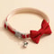 Adjustable Bow Cat Collar With Bell For Kittens Puppies And Small Dogs 5
