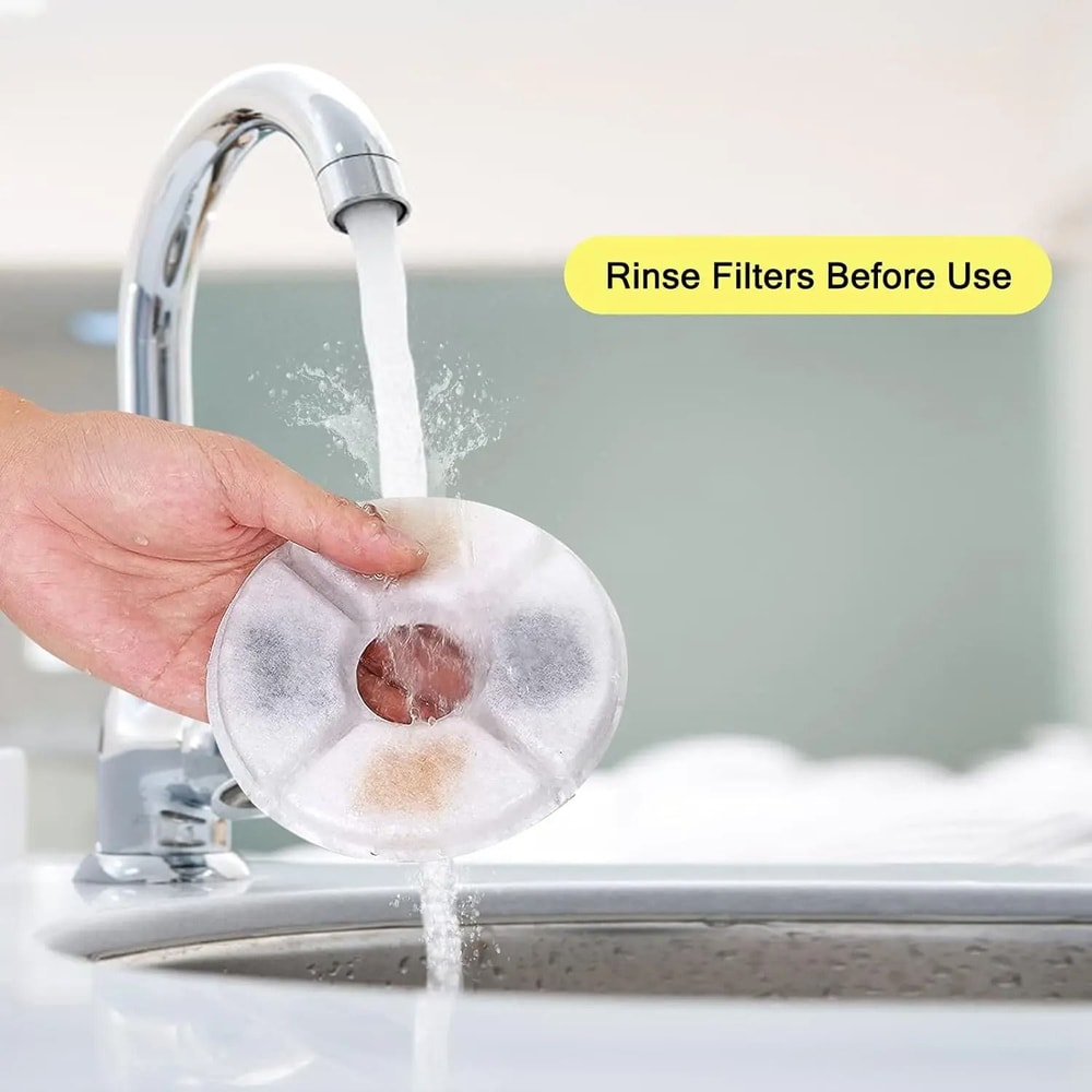 Cat Water Fountain Replacement Filters For 81oz Pet Dispensers With Triple Filtration 5