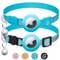 AirTag Compatible Reflective Cat Collar With Bell Safety Buckle For Kittens Puppies 7