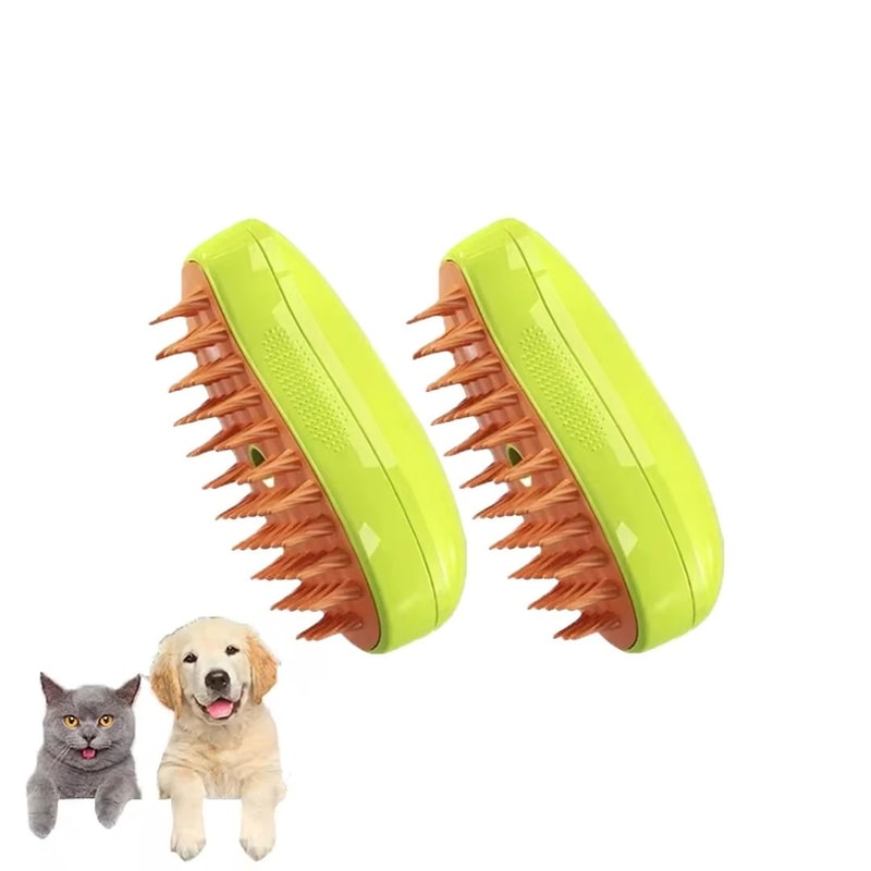 Cat Dog Steam Grooming Brush With Electric Spray Massage Comb For Shedding 4