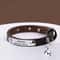 Personalized Leather Cat Collar With Bell Engraved Nameplate For Kittens And Small Pets 4