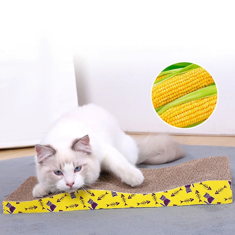 Cardboard Cat Scratcher Bed Nest For Sleeping Playing Claw Grinding And Lounging 8